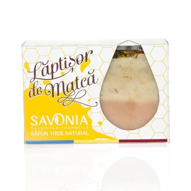 Sapun cu laptisor de matca si musetel, 90 g, Savonia — preț și oferte