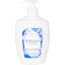 Sapun facial gel cu Albastrele si Glicerina, 350 ml, Herbagen — preț și oferte