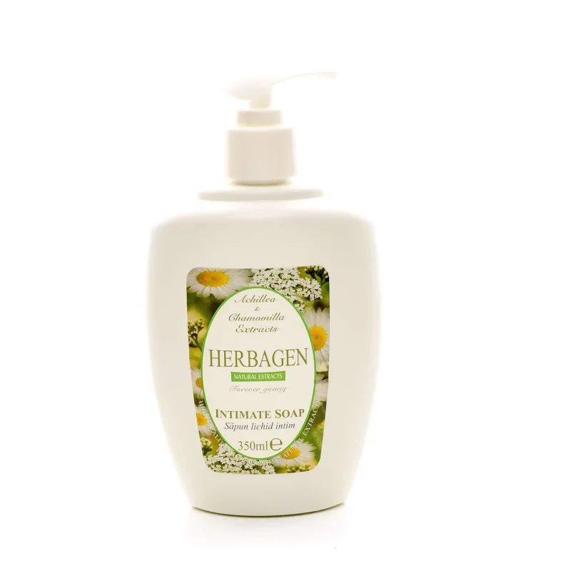 Sapun lichid intim cu extract de coada soricelului si musetel, 350 ml, Herbagen — preț și oferte