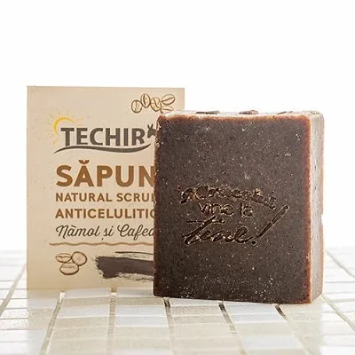 Săpun natural scrub anticelulitic, 120 g, Techir TECHIRGHIOL FARMA COSMETICS — preț și oferte