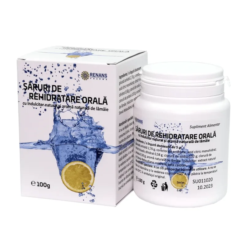 Saruri de rehidratare orala, 100g, Renans RENANS PHARMA — preț și oferte