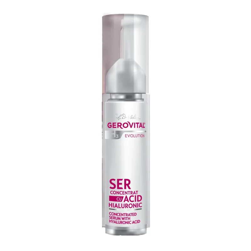 Ser cu acid hialuronic 6% Gerovital H3 Evolution, 10 ml, Farmec — preț și oferte