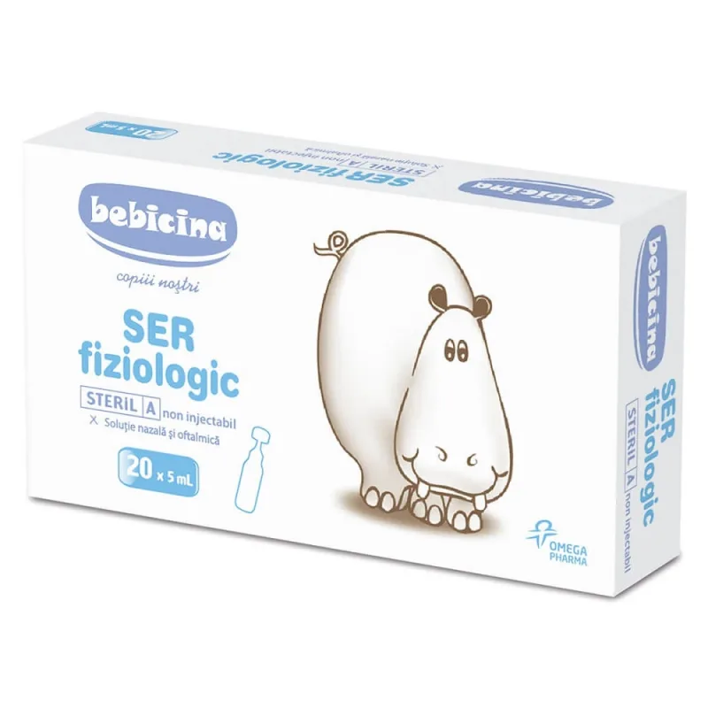 Ser fiziologic, Bebicina, 20 doze, Omega Pharma PERRIGO — preț și oferte