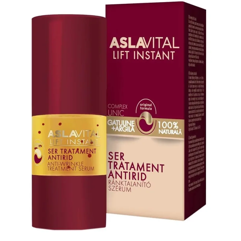 Ser pentru tratament antirid Aslavital, 15 ml, Farmec — preț și oferte