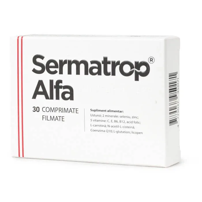 Sermatrop Alfa, 30 comprimate, Laboratoire d'Innovation Vegetale — preț și oferte