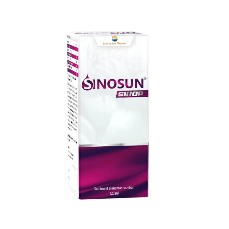 Sinosun Sirop, 120 ml, Wave Pharma SUN WAVE PHARMA — preț și oferte