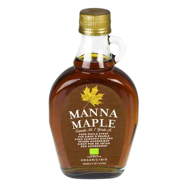 Sirop Bio de arțar pur, 250 g, Manna Maple Vertmont — preț și oferte