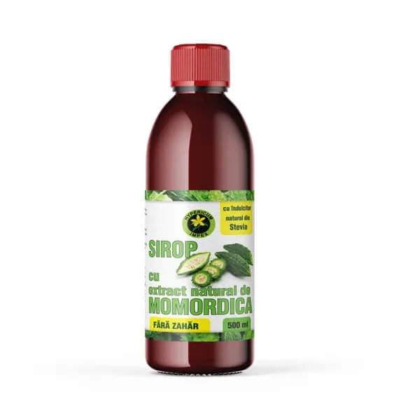 Sirop cu extract natural de Momordica fără zahăr, 500 ml, Hypericum — preț și oferte