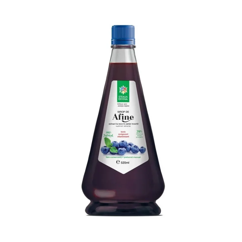 Sirop de afine, 520 ml, Steaua Divină — preț și oferte