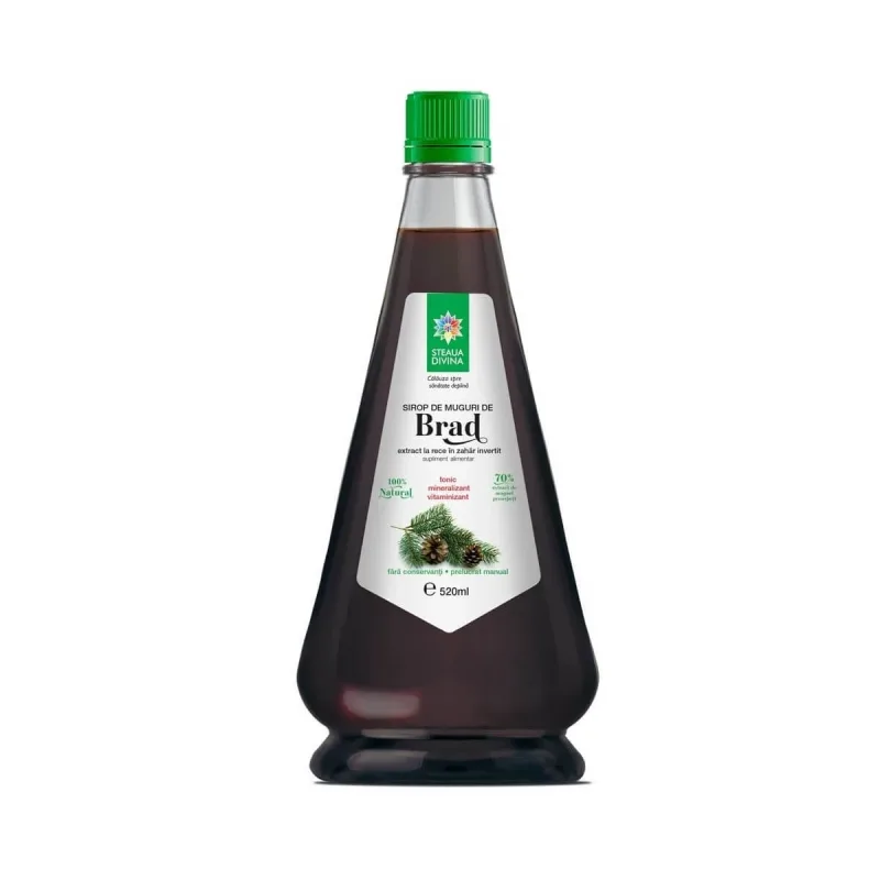Sirop de muguri de brad, 520 ml, Steaua Divină — preț și oferte