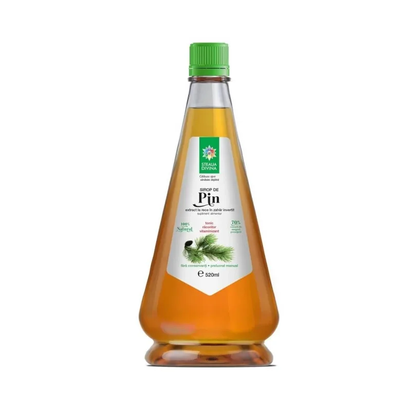 Sirop de muguri de Pin, 520 ml, Steaua Divină — preț și oferte