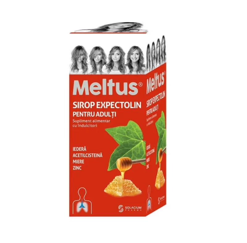 Meltus Sirop expectolin pentru adulti, 100 ml, Solacium Pharma — preț și oferte