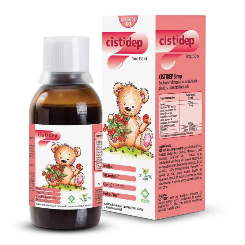 Sirop pentru copii Cistidep, 150 ml, Dr. Phyto — preț și oferte