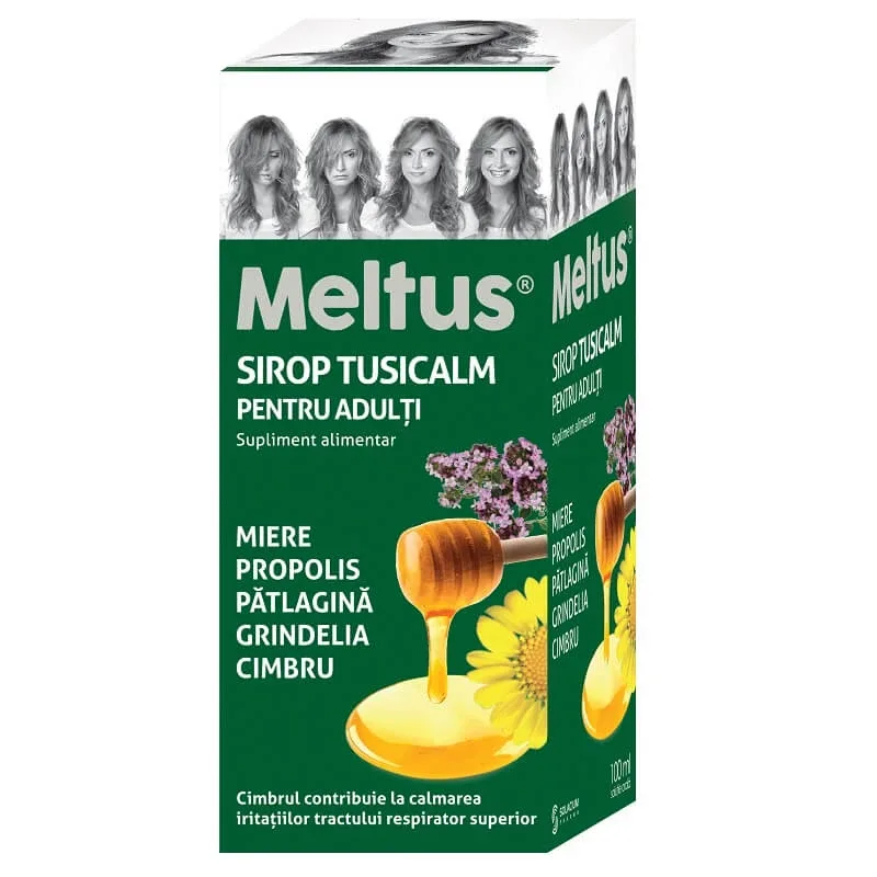 Meltus Tusicalm Sirop pentru adulti, 100 ml, Solacium Pharma — preț și oferte