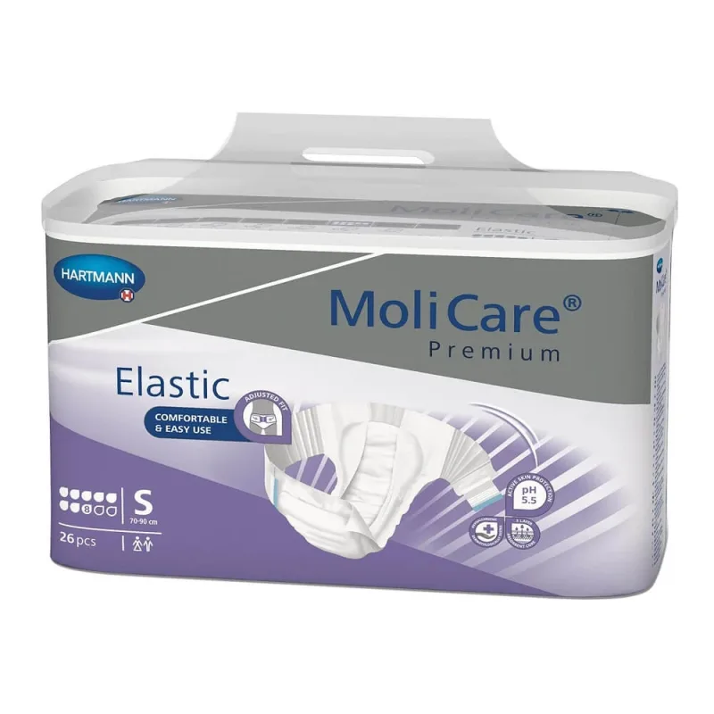 Slip pentru incontinenta MoliCare Premium Elastic 8 PIC marime S (165471), 26 bucati, Hartmann — preț și oferte