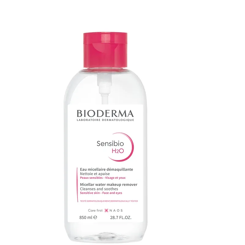 Soluție micelară Sensibio H2O cu pompă, 850 ml, Bioderma — preț și oferte