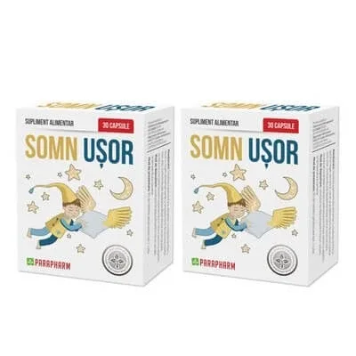 Somn Usor, 30 capsule + 30 capsule, 1+1, Parapharm — preț și oferte
