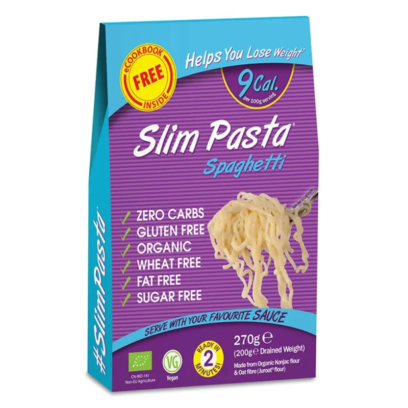 Spaghetti din faina de konjac BIO Slim Pasta, 270 g, No Sugar Shop — preț și oferte