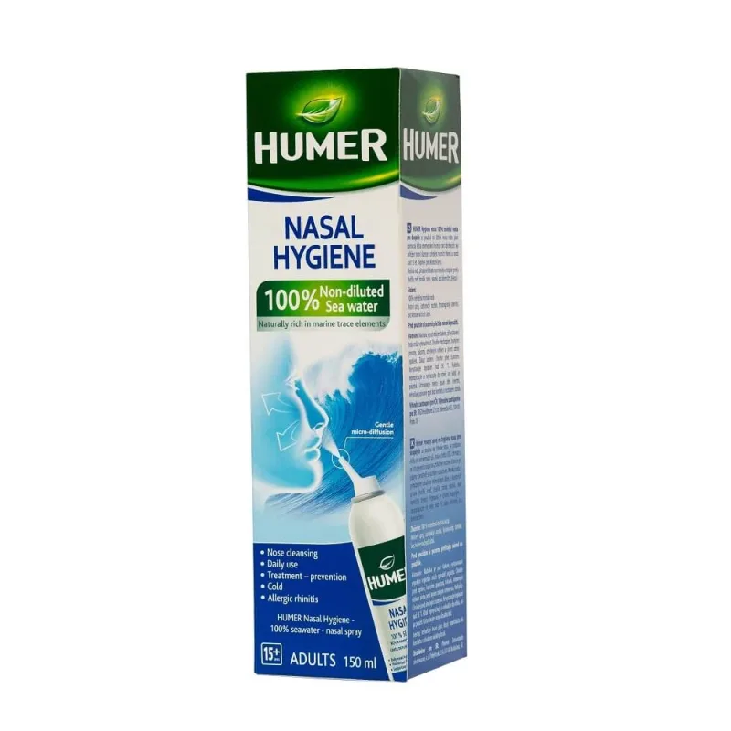 Spray cu 100% apă de mare pentru adulți Humer, 150 ml, Urgo — preț și oferte