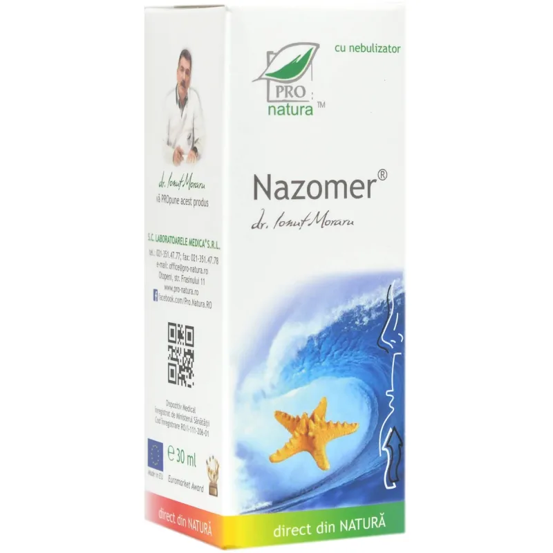 Spray nazal, Nazomer, 30 ml, Pro Natura — preț și oferte