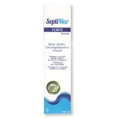 Spray pentru decongestionarea nazală - SeptiMar Forte, 100 ml, Vitalia Vitalia Pharma — preț și oferte