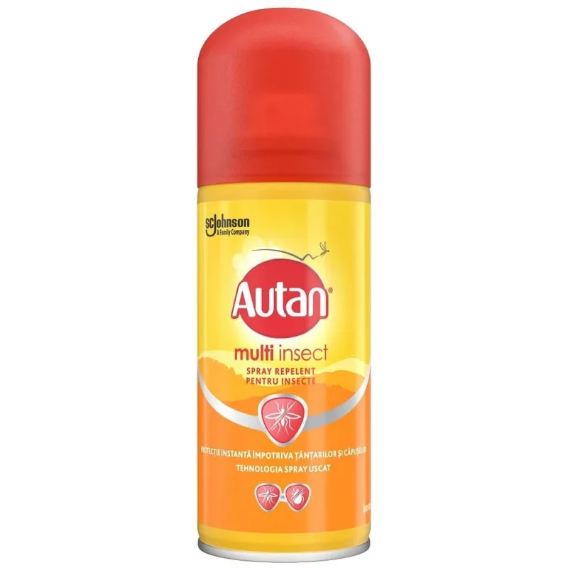 Spray repelent anti-tantari Multi Insect, 100 ml, Autan — preț și oferte