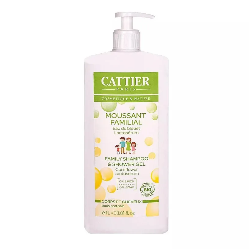 Spuma de curatare Bio corp si par pentru toata familia, 1L, Cattier — preț și oferte