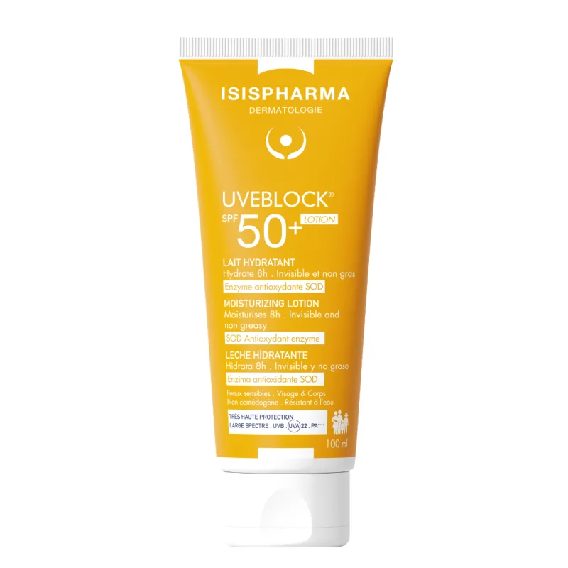 Lotiune protectie solara SPF50+ Uveblock, 100ml, IsisPharma — preț și oferte
