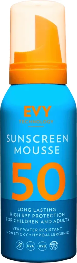 Spumă de față și corp Unisex SPF 50, 100 ml, Evy Technology