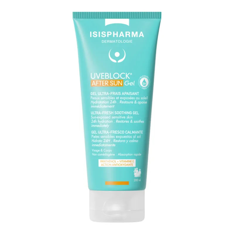 Gel calmant dupa expunerea la soare Uveblock, 200ml, IsisPharma — preț și oferte