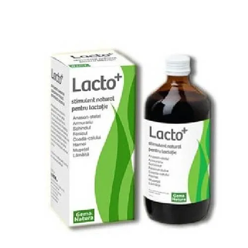 Stimulent pentru lactație, Lacto+, 250 ml, Gema Natura — preț și oferte