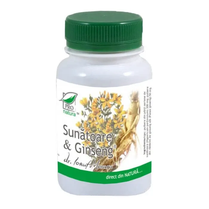 Sunatoare si Ginseng, 60 capsule, Pro Natura — preț și oferte