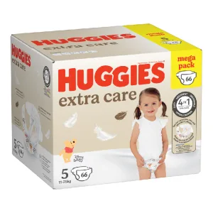 Scutece Extra Care Marimea 5, 11-25 kg, 66 bucati, Huggies