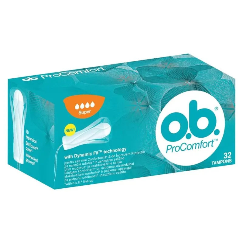 Tampoane ProComfort Super, 32 bucati, OB — preț și oferte