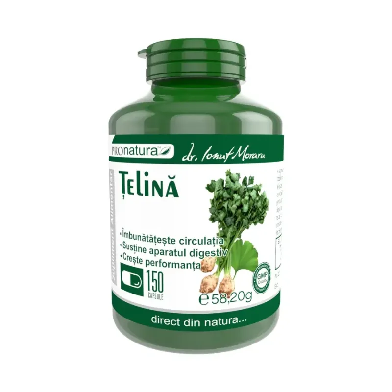 Țelină, 150 capsule, Pro Natura — preț și oferte
