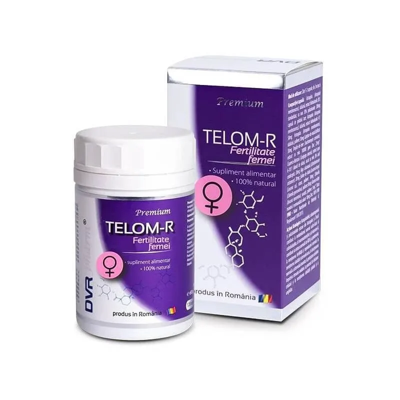 Telom-R Fertilitate Femei, 120 cspsule, DVR Pharm — preț și oferte
