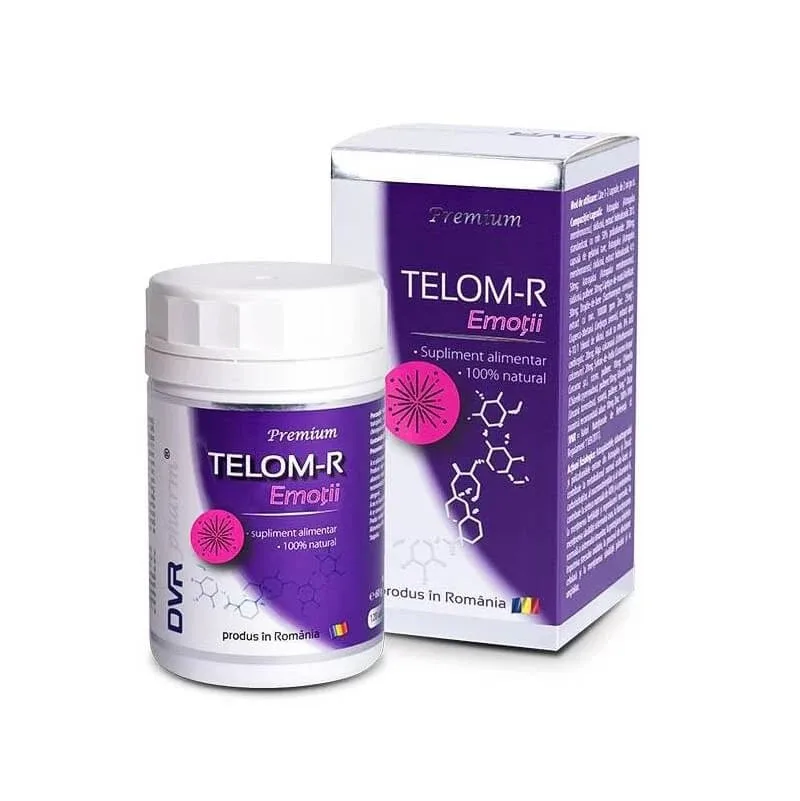 Telom-R Emoții, 120 cspsule, DVR Pharm — preț și oferte
