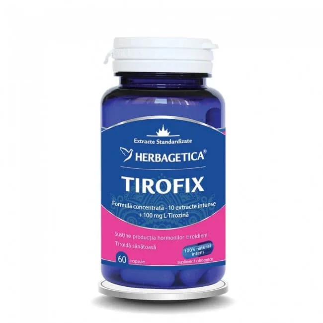 Tirofix, 60 capsule, Herbagetica — preț și oferte
