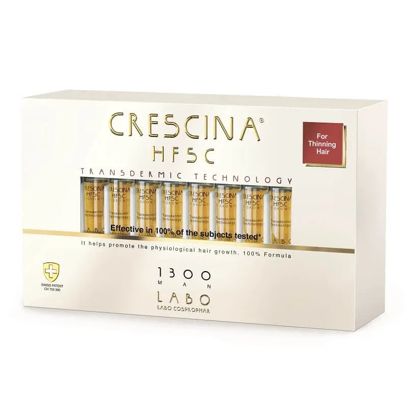 Tratament Crescina Transdermic Re-Growth HFSC 1300 MAN, 20 fiole, Labo — preț și oferte