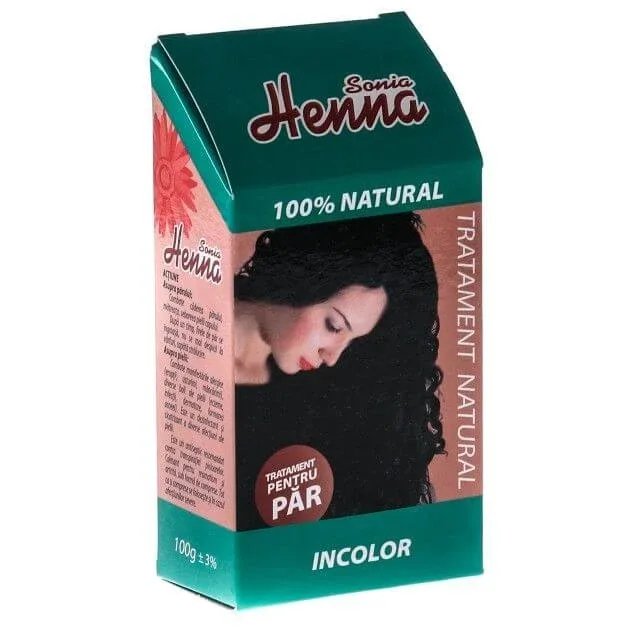 Tratament natural Sonia Henna incolor, 100 g, Kian Cosmetics — preț și oferte