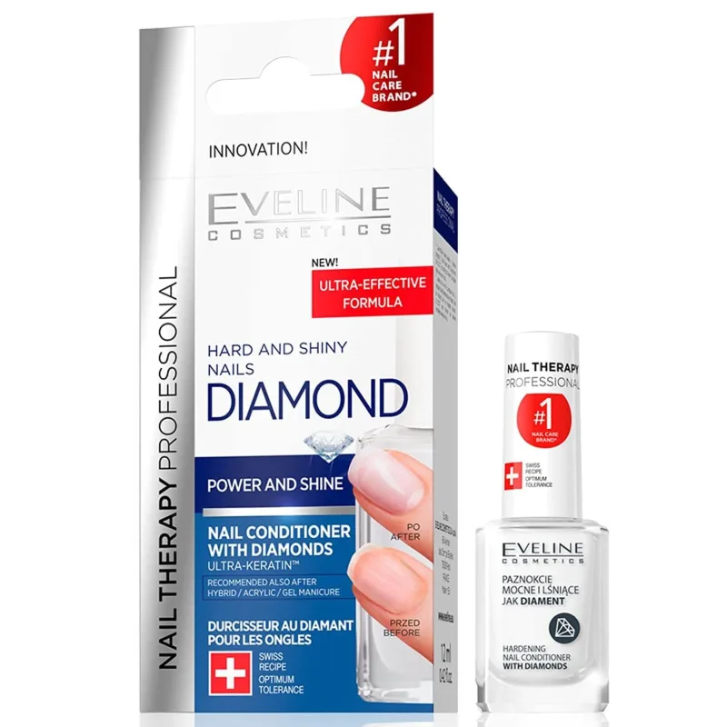 Tratament Titan Diamant pentru întărirea unghiei Nail Therapy, 12 ml, Eveline Cosmetics — preț și oferte