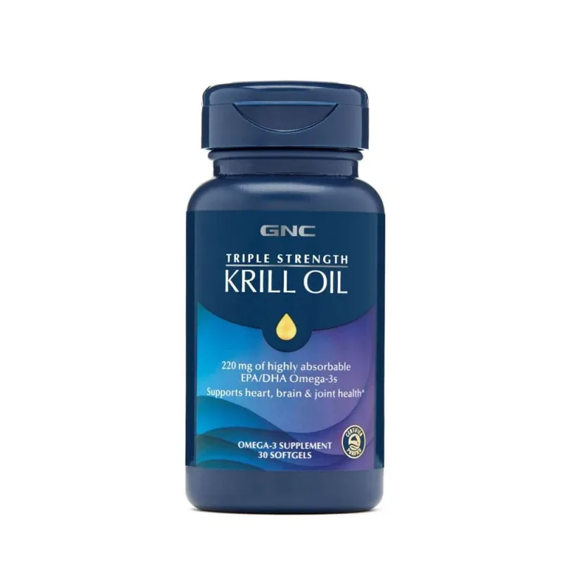 Triple Strength Ulei de Krill (735822), 30 Capsule, GNC — preț și oferte