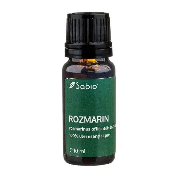 Ulei 100% pur esențial Rozmarin, 10 ml, Sabio — preț și oferte