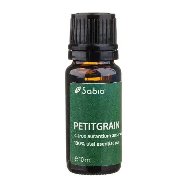 Ulei 100% pur esențial Petitgrain, 10 ml, Sabio — preț și oferte