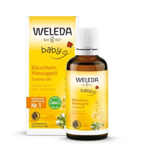 Ulei calmant pentru burtica bebelusului, 50ml, Weleda Baby — preț și oferte