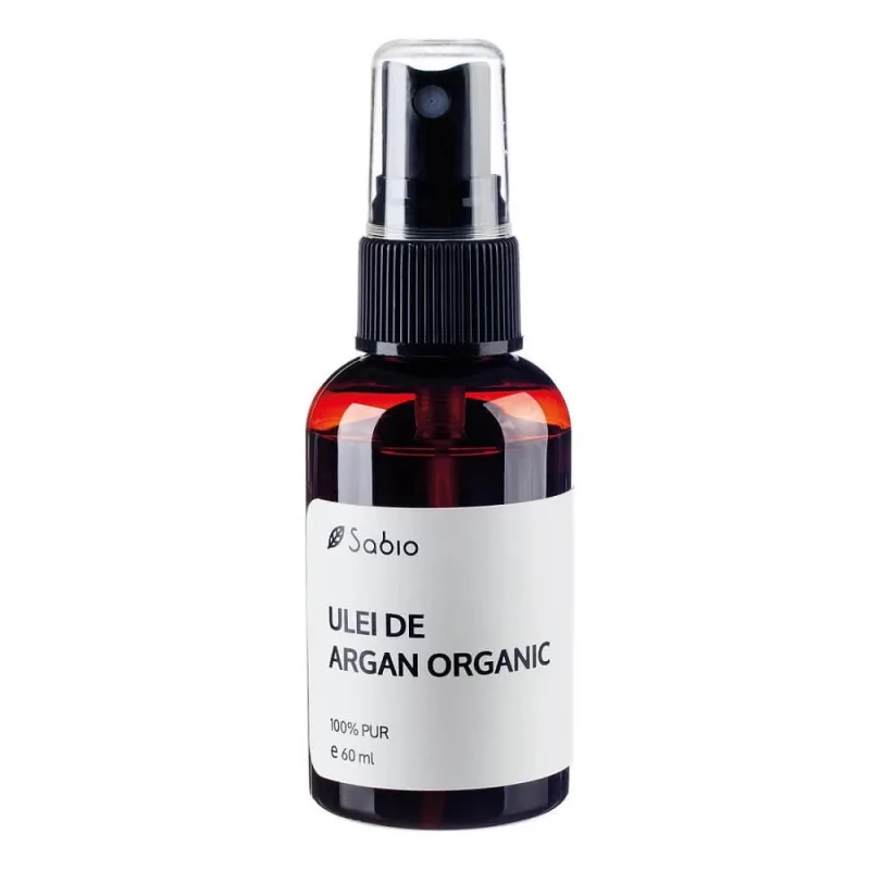 Ulei de argan organic, 60 ml, Sabio — preț și oferte