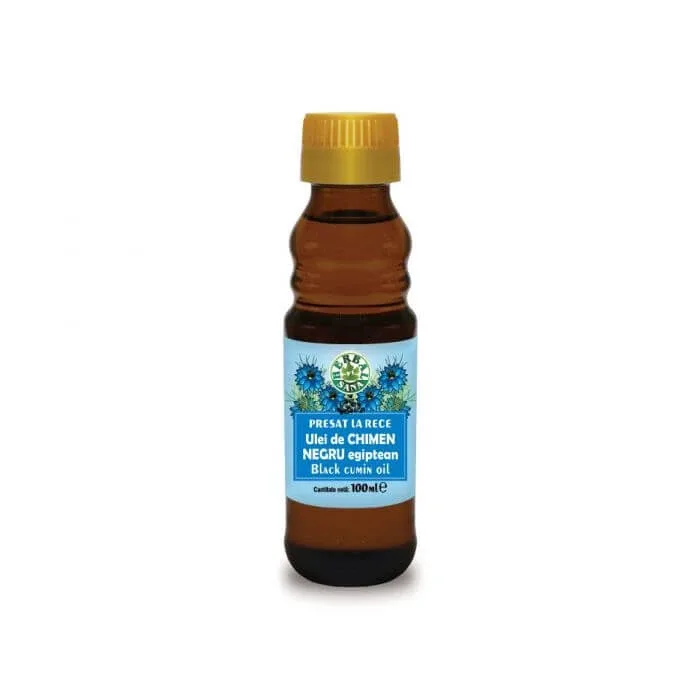 Ulei de Chimen Negru egiptean presat la rece, 100 ml, Herbavit — preț și oferte