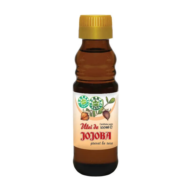 Ulei de Jojoba presat la rece, 100 ml, Herbavit — preț și oferte