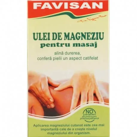Ulei de magneziu pentru masaj, 125 ml, Favisan — preț și oferte