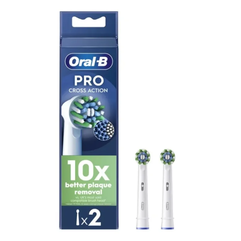 Rezerve periute de dinti electrica Cross Action, 2 bucati, Oral-B — preț și oferte